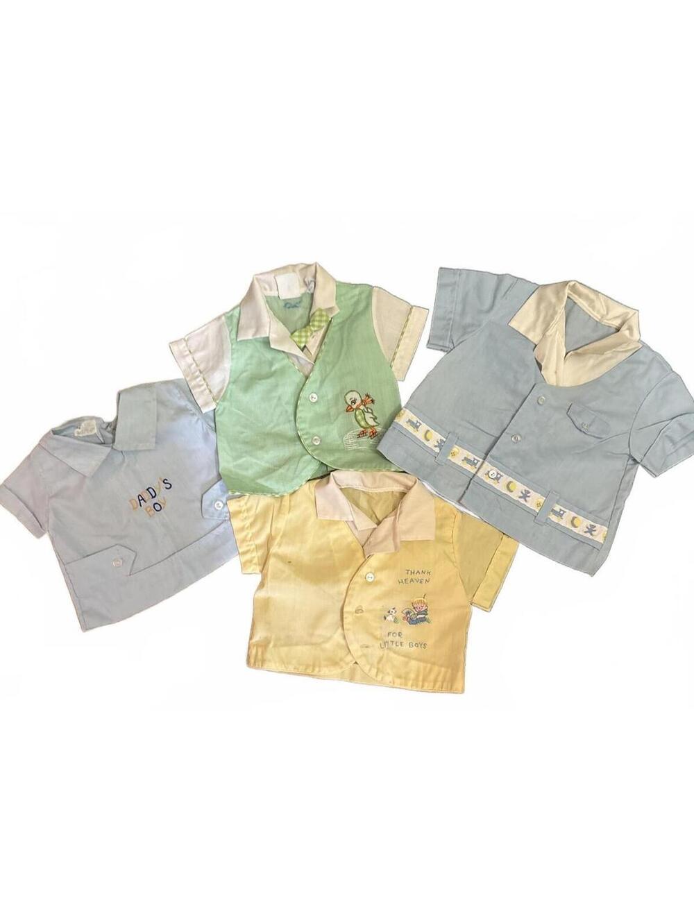 12 piece 1970’s baby/toddler clothing lot